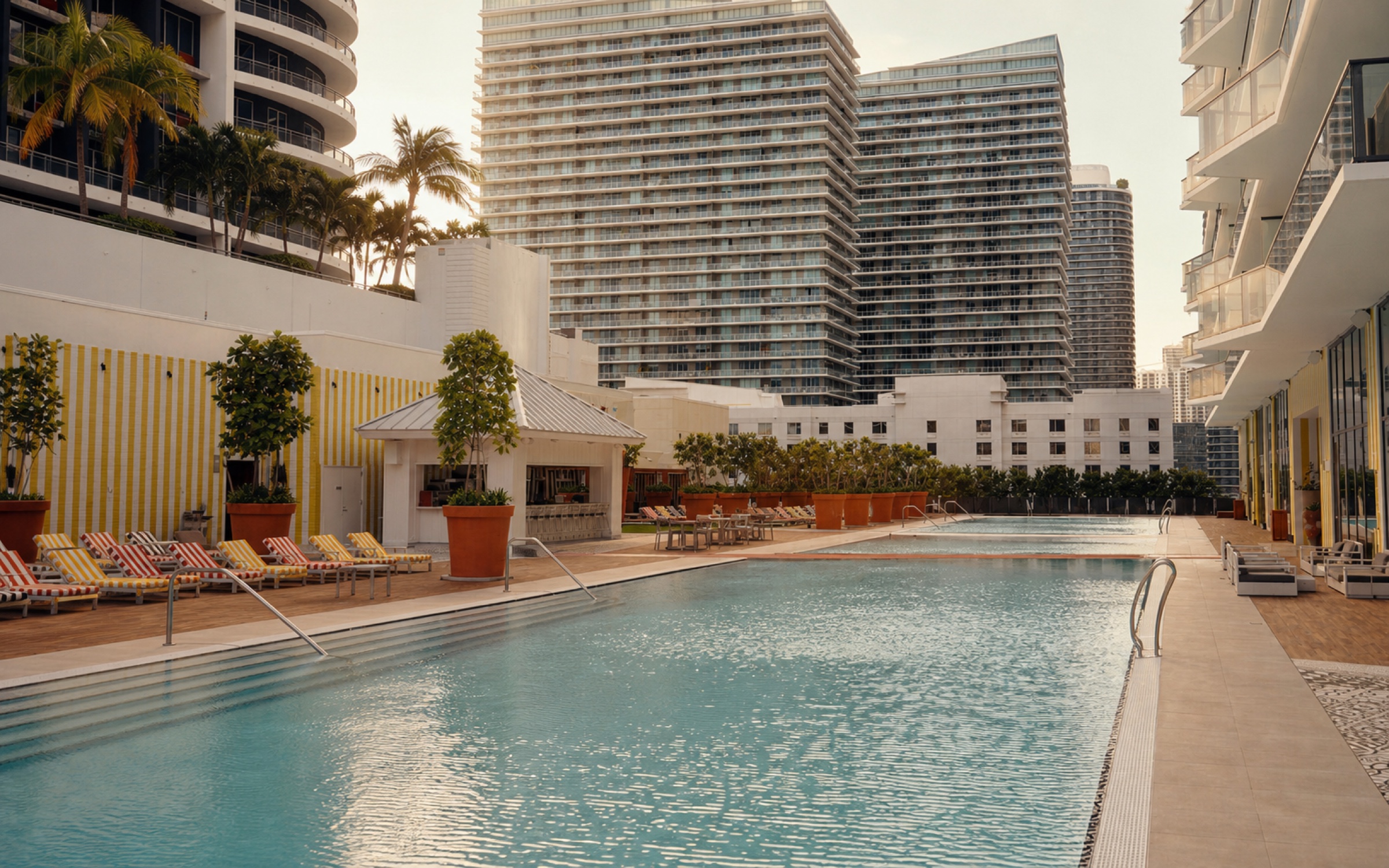 Hotel Dua skyline terrace concept view